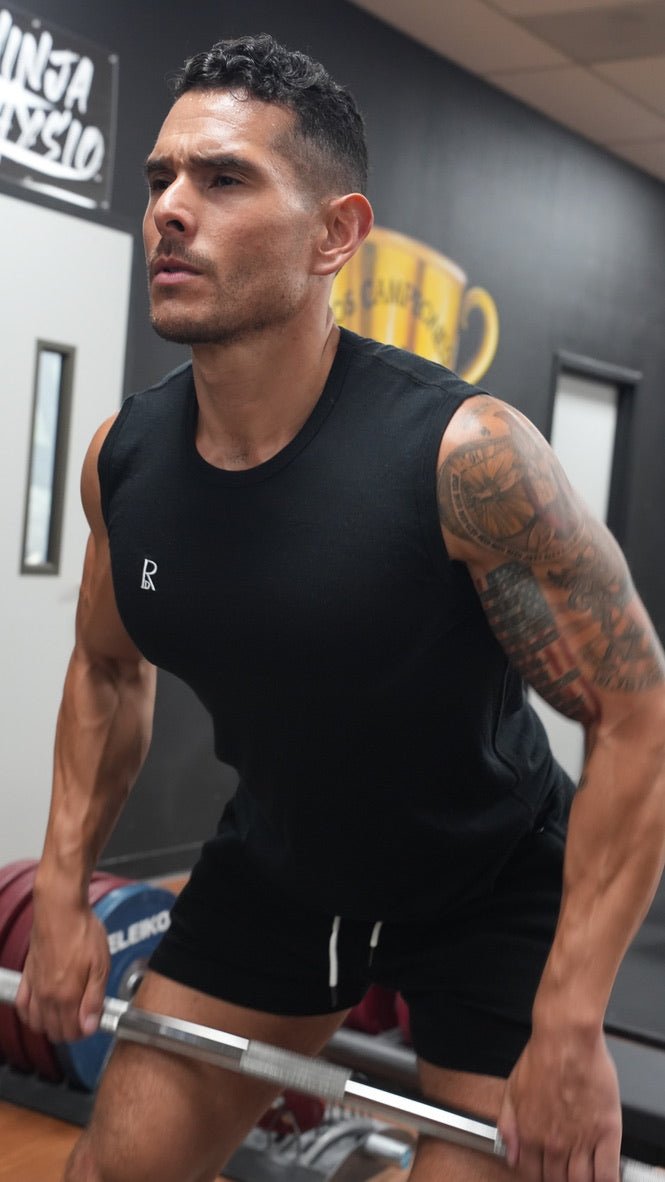 100% Superfine Mens Merino Wool Tank Top